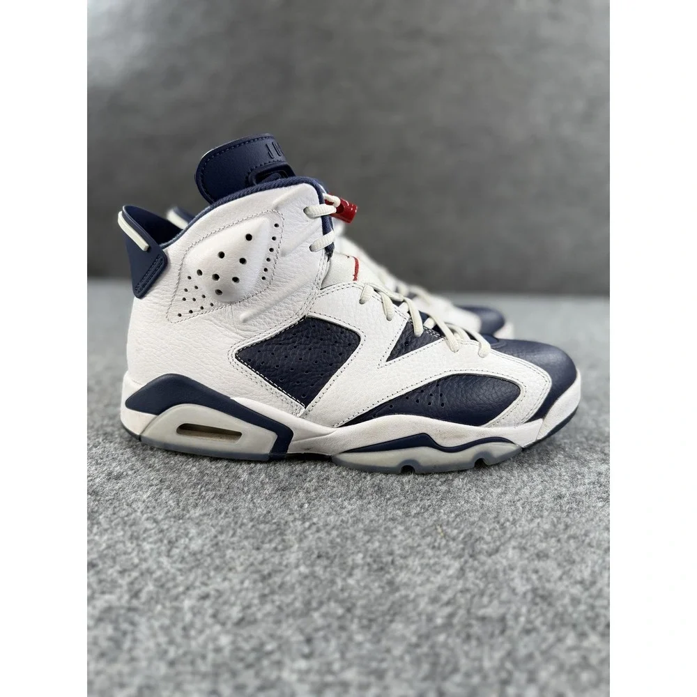 Nike Air Jordan 6 Retro Midnight Navy Shoes Mens‎ 9.5 Sneakers CT8529-164